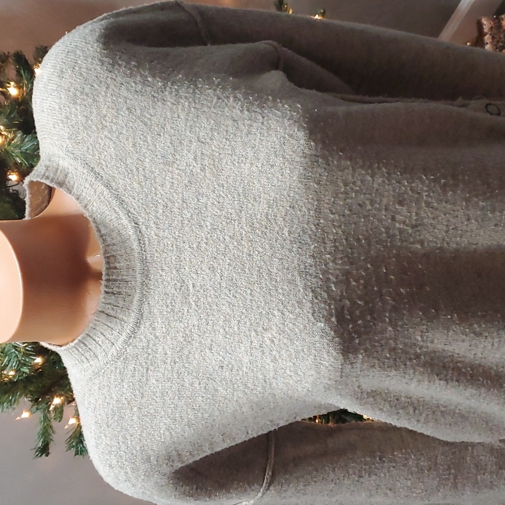 Hem & Thread Button Sweater S Euc - image 2